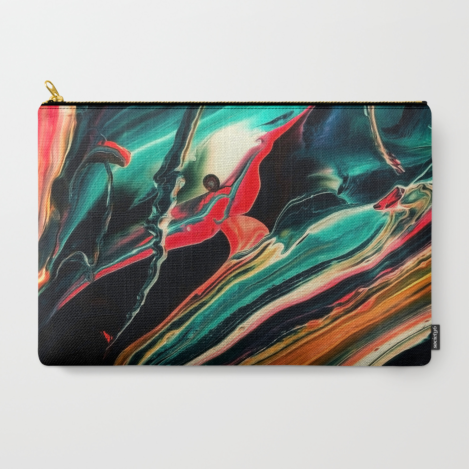 Abstract Colorful Painting Ii A Carry All Pouch