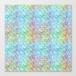 Glam Iridescent Glitter Sequins Canvas Print