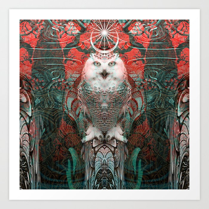 The Owls are Beautiful Art Print