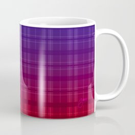 RVG Coffee Mug | Plaid, Color, Blue, Violet, Bright, Canadianart, Red, Blacklivesmatter, Graphicdesign, Bynatalieblake 