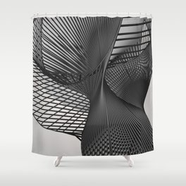 abstract art  Shower Curtain