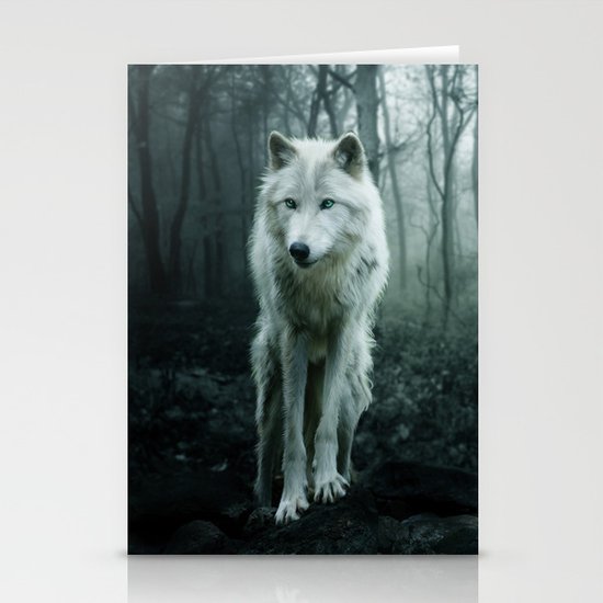 Wolf Stationery Cards