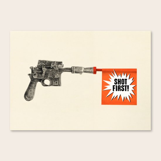 Shot First Canvas Print