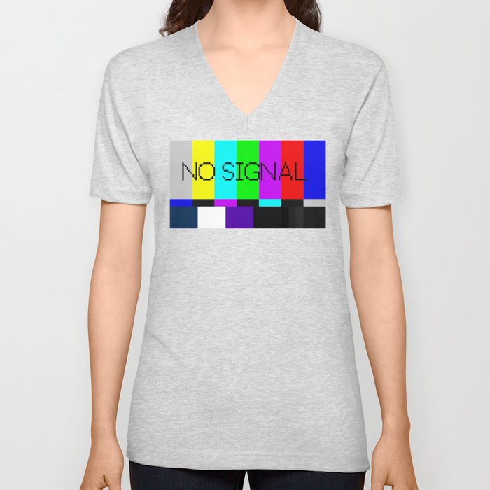 Tv Sem Sinal V Neck T Shirt