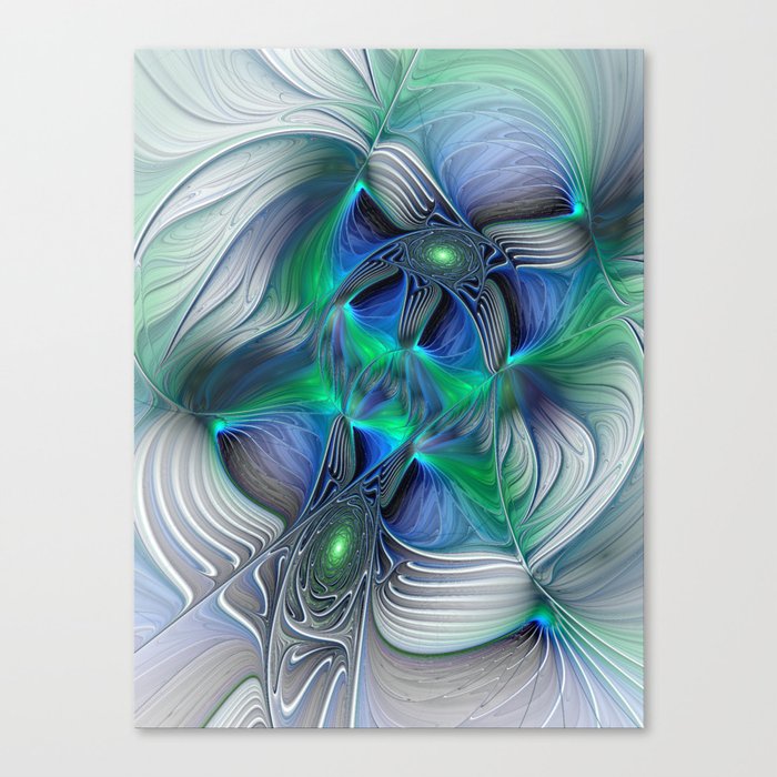 Fantasy Place, Abstract Fractal Art Canvas Print