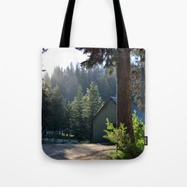 Evening at the Cabin Tote Bag