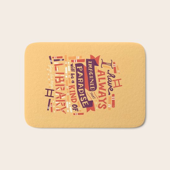 Library Bath Mat