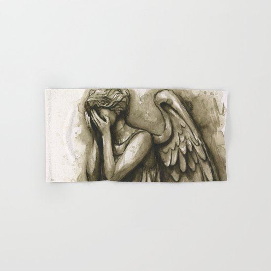 Weeping Angel Hand & Bath Towel