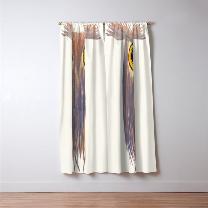 The Odd Owl Blackout Curtain By Oneartsymomma Society6
