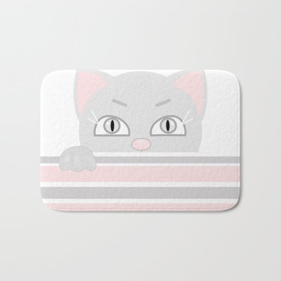 Small kitten. Bath Mat
