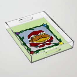 Little Toad Christmas Acrylic Tray