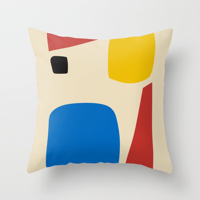 Geometric arrangement Throw Pillow