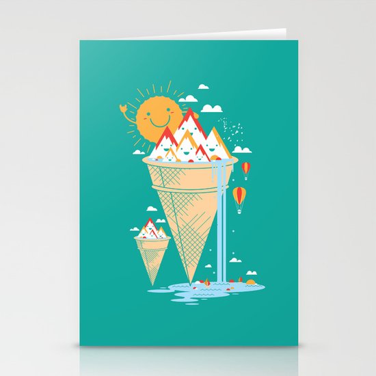 mystery island Stationery Cards