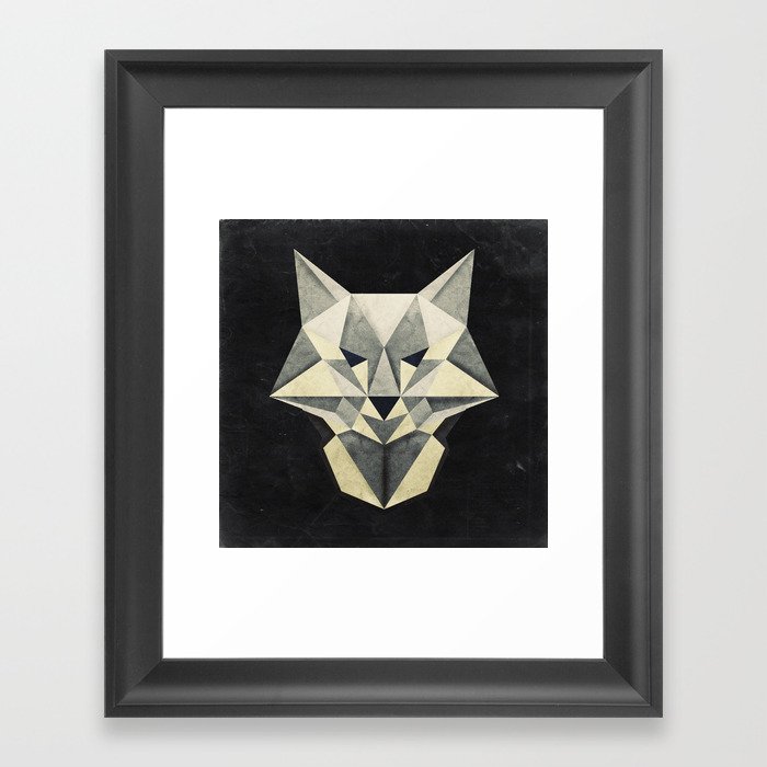 Wandering Wolf Framed Art Print