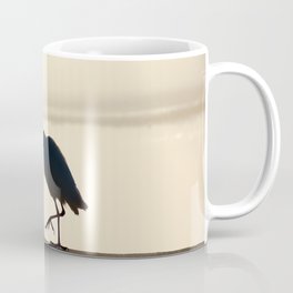 Cattle Egret Silhouette Coffee Mug