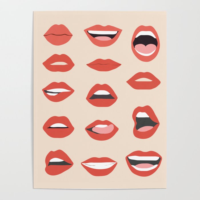 Lips III Poster