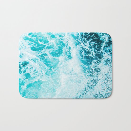 Perfect Sea Waves Bath Mat