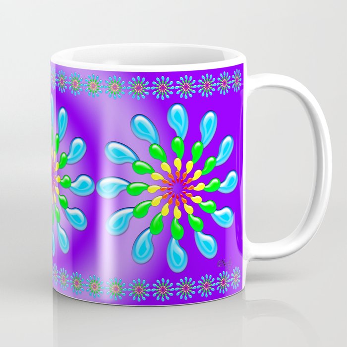 Rainbow Drops Design by Xen™ Coffee Mug
