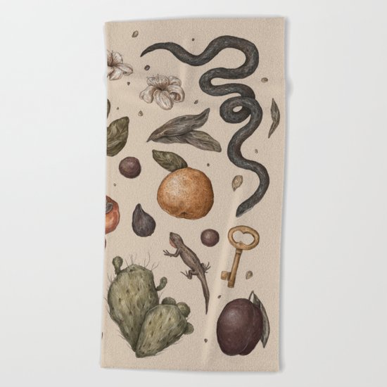 Florida Nature Walks Beach Towel