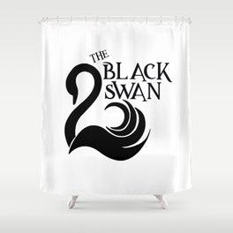 The Black Swan Shower Curtain