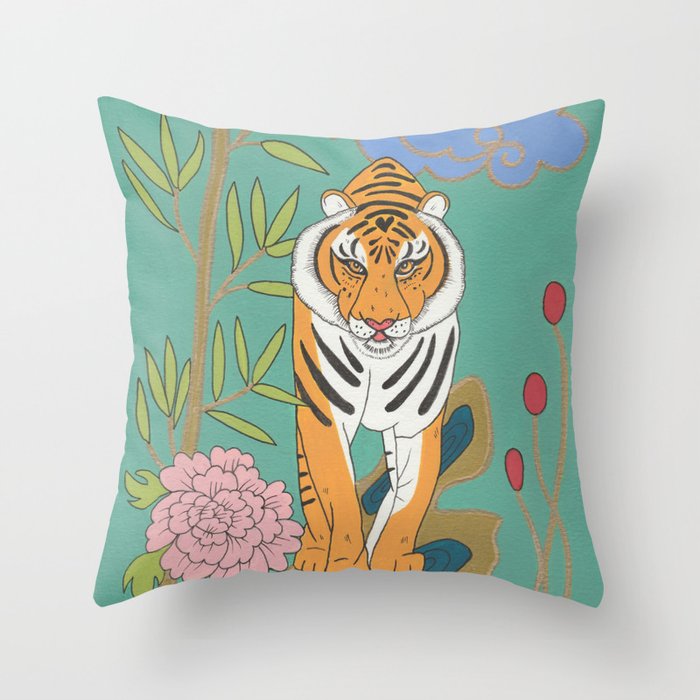 Tiger throw new arrivals pillow