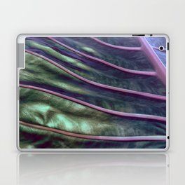Purple Tint Of Taro Leaf Macro Laptop Skin