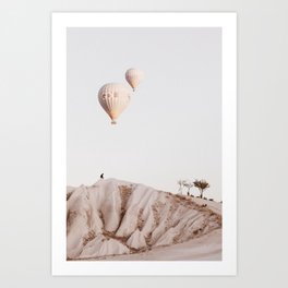 HOT - AIR - BALLOONS - PHOTOGRAPHY Art Print
