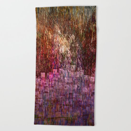Raining Heavily / Autumn 27-10-16 Beach Towel