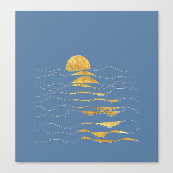 Magical moonrise Canvas Print