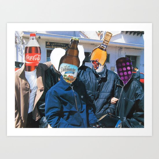 Meat Dream Party Land Series · The Boys Are Back In Town Art Print