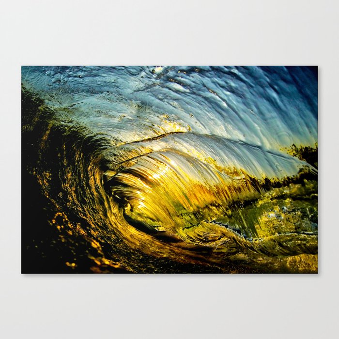 Sunset Barrel Newport Beach Canvas Print By Johnminar Society6