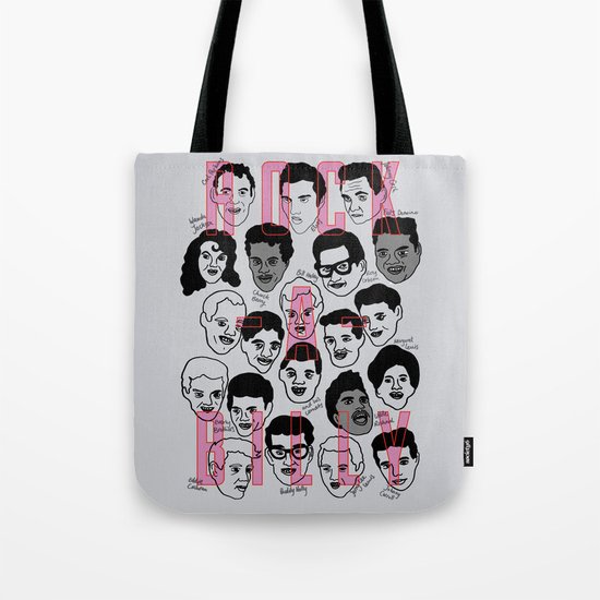 Rock-a-billy Tote Bag