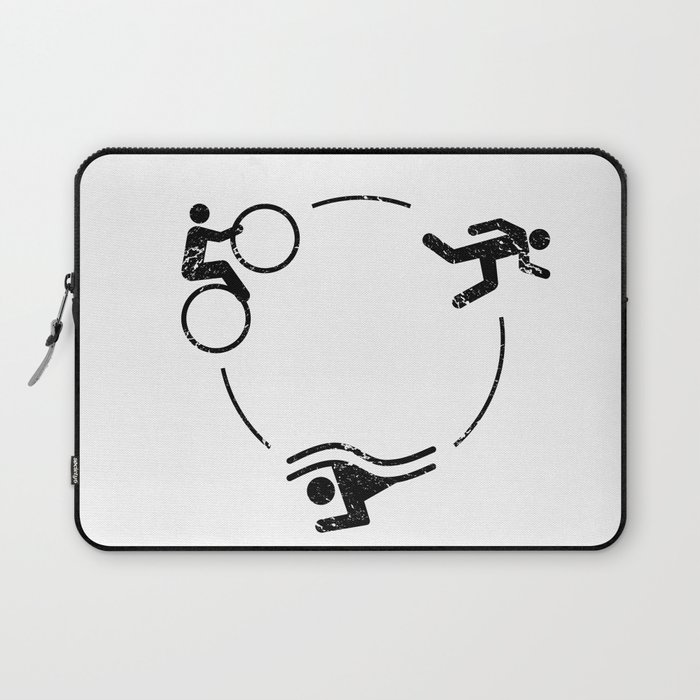 Triathlon Logo Laptop Sleeve