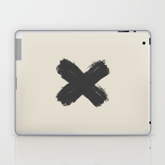 Black Cross Laptop & iPad Skin