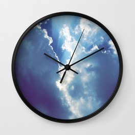 Breaking Through Wall Clock