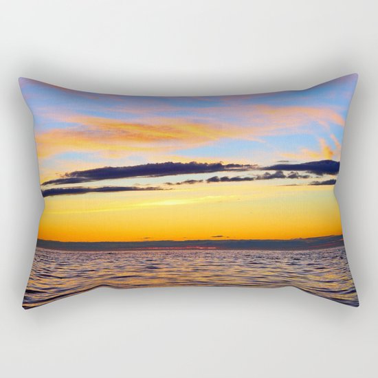 Zen Seascape Rectangular Pillow