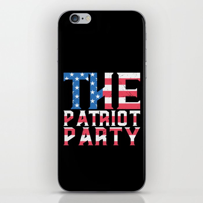 The Patriot Party Independence Day iPhone Skin