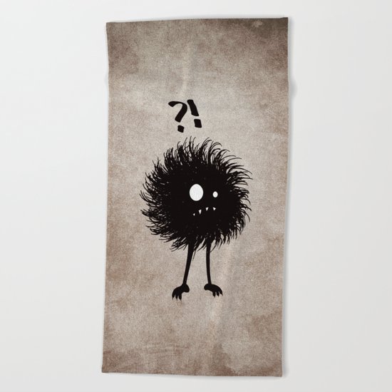 Evil Bug Wondering Beach Towel