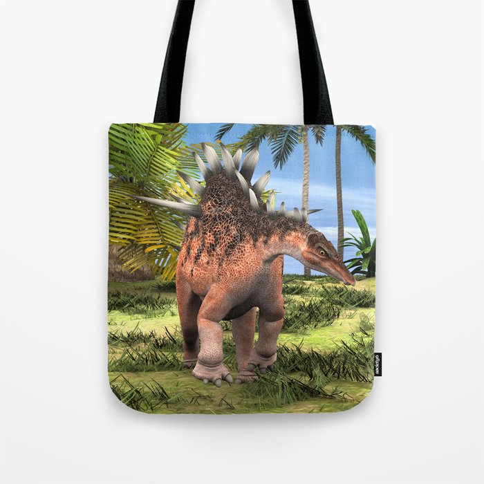Dinosaur Kentrosaurus Tote Bag