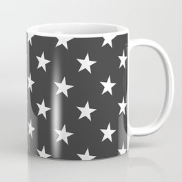 Black White Stars Coffee Mug