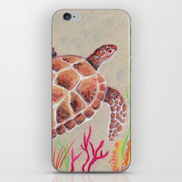Tan Sea Turtle iPhone Skin
