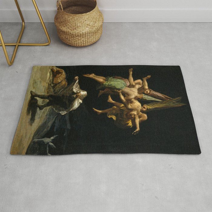 Francisco Goya "Witches' Flight also known as Witches in Flight or Witch" Rug