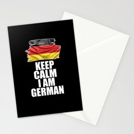 Keep Calm I'm German Stationery Card