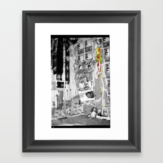 Truth Lies Framed Art Print