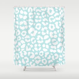 Animal Print | Spring Blue Shower Curtain