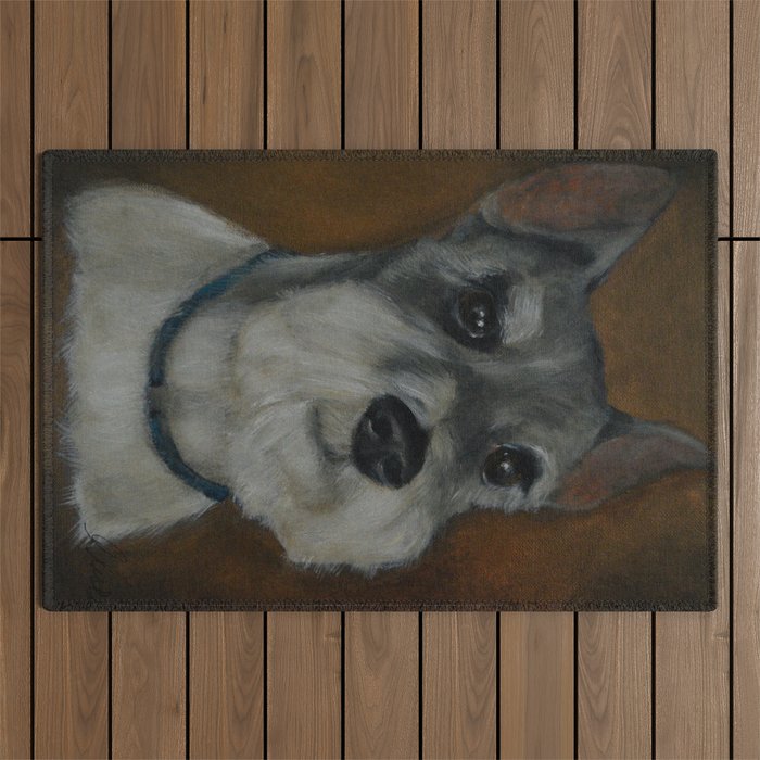 Schnauzer No.5 Outdoor Rug