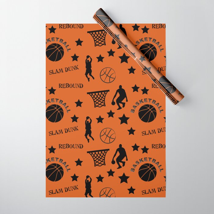 Slam Dunk Basketball Wrapping Paper