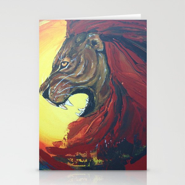 Lion's Roar Stationery Cards