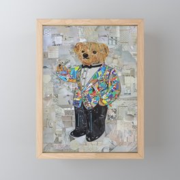 Polo bear  Framed Mini Art Print