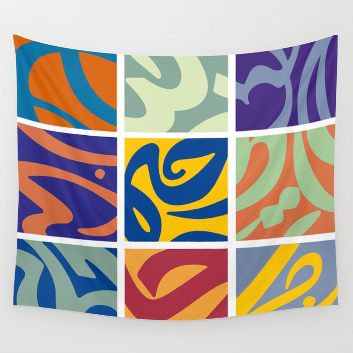 Persian Typography Wall Tapestry By Marzia87